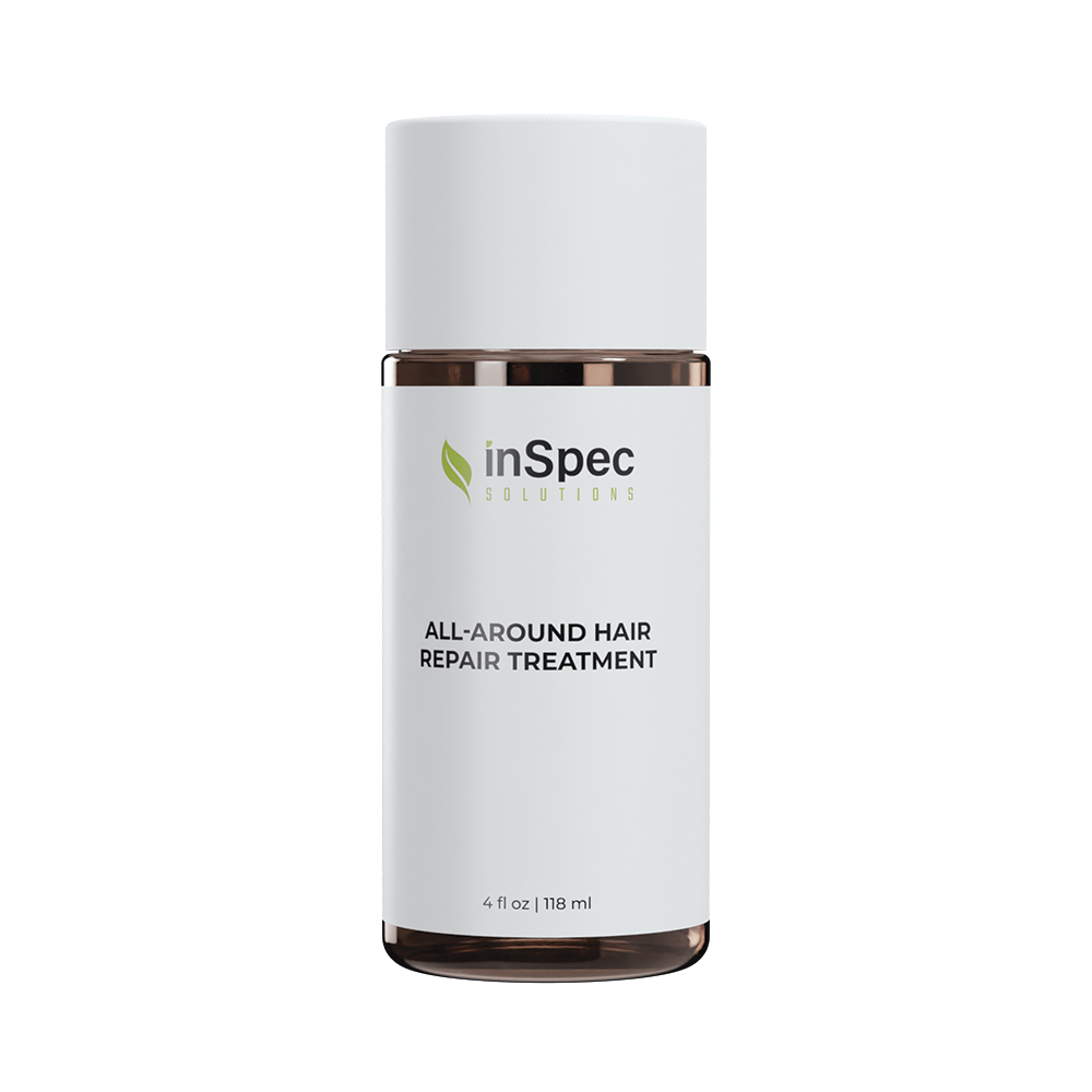 All-Around Hair Repair Treatment illustrative concept packaging