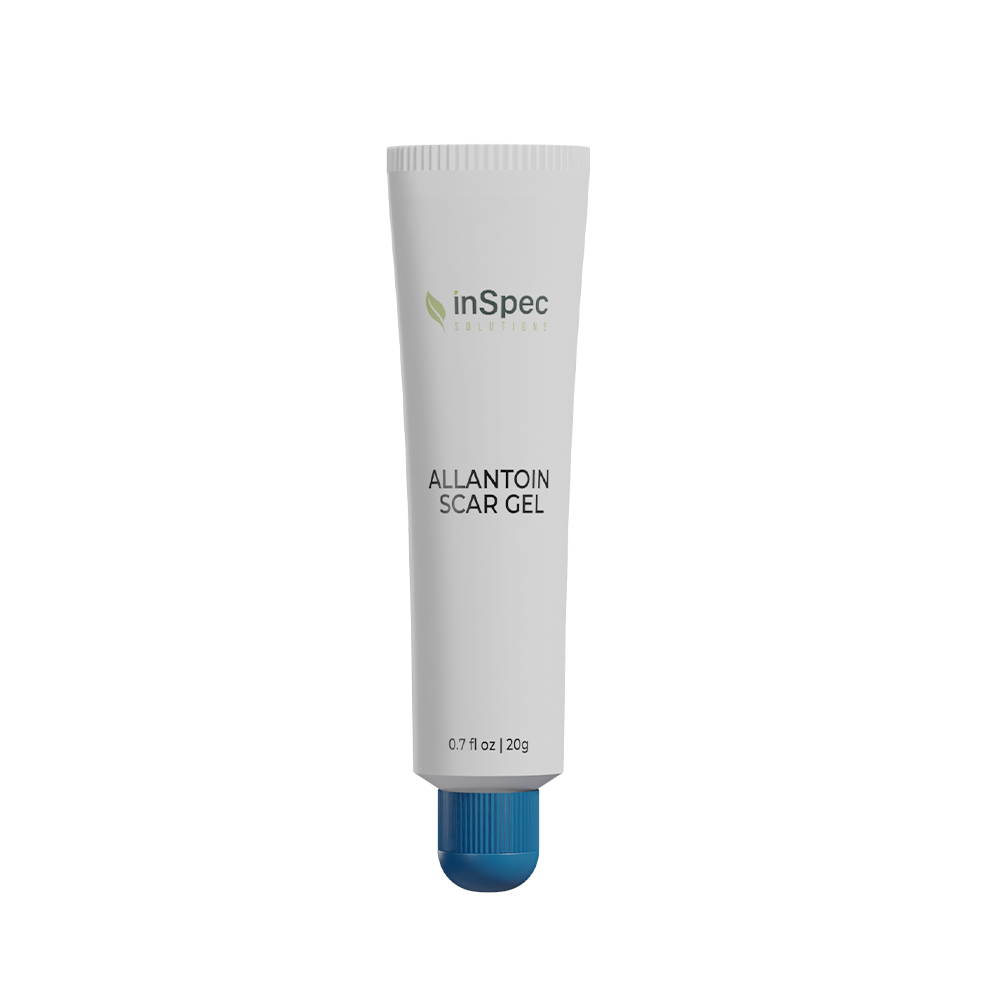Allantoin Scar Gel illustrative concept packaging
