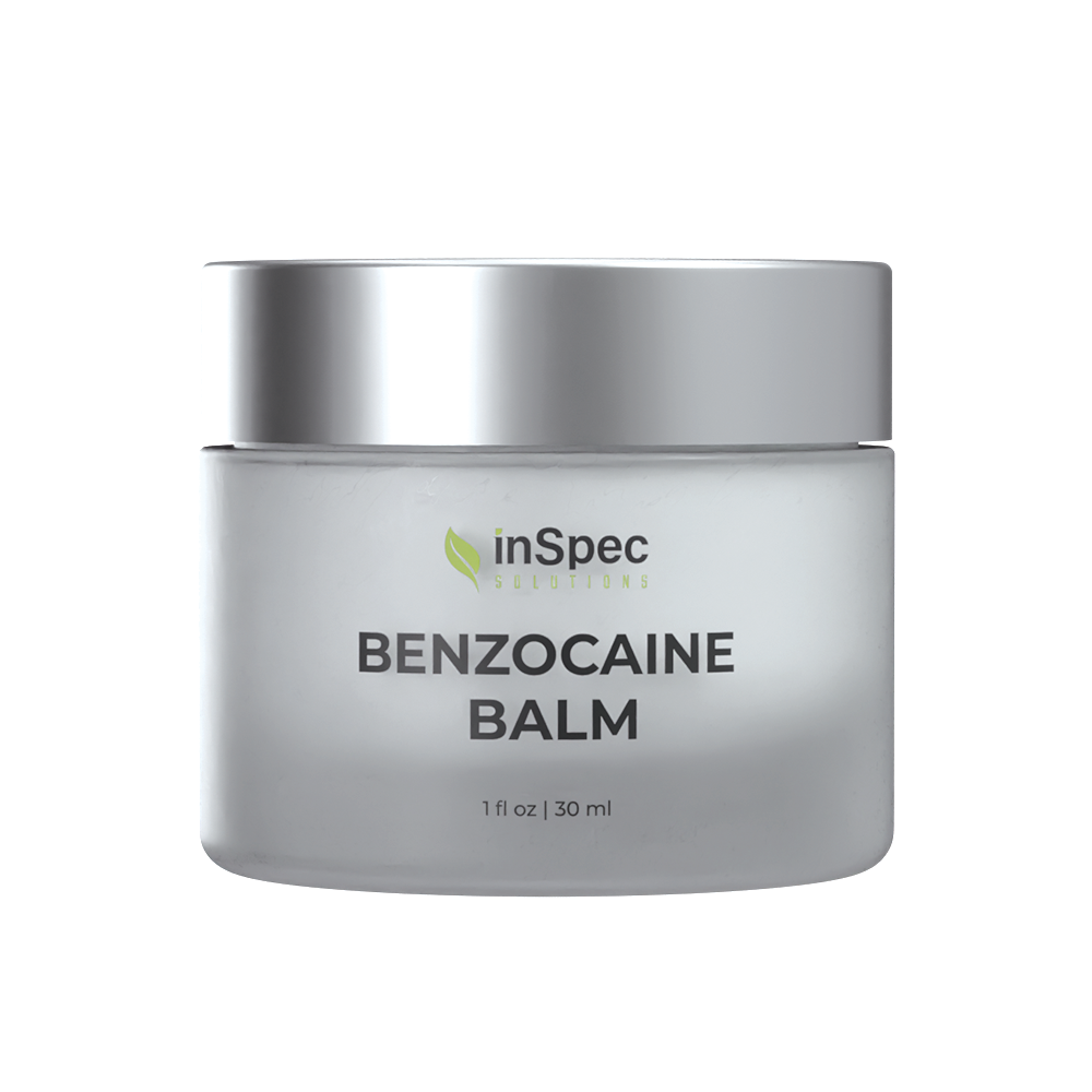 Benzocaine Bite & Sting Relief Balm illustrative concept packaging