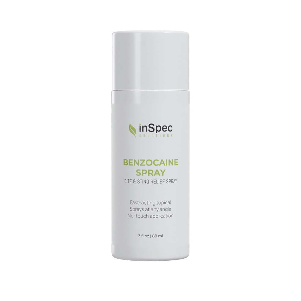Bite & Sting Benzocaine Itch Spray illustrative concept packaging