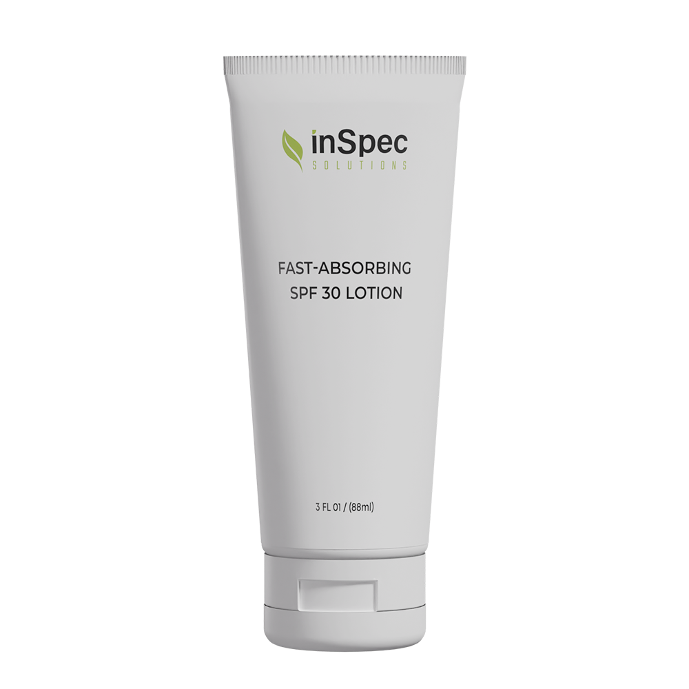 Fast-Absorbing SPF 30 Lotion illustrative concept packaging
