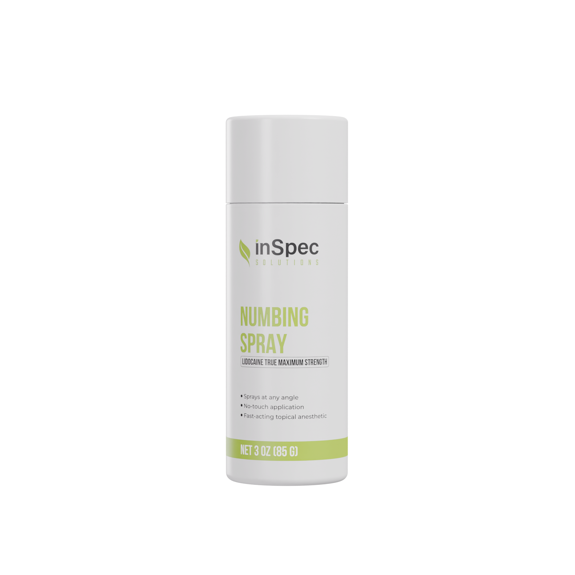 Lidocaine Pain & Burn Relief Numbing Spray illustrative concept packaging