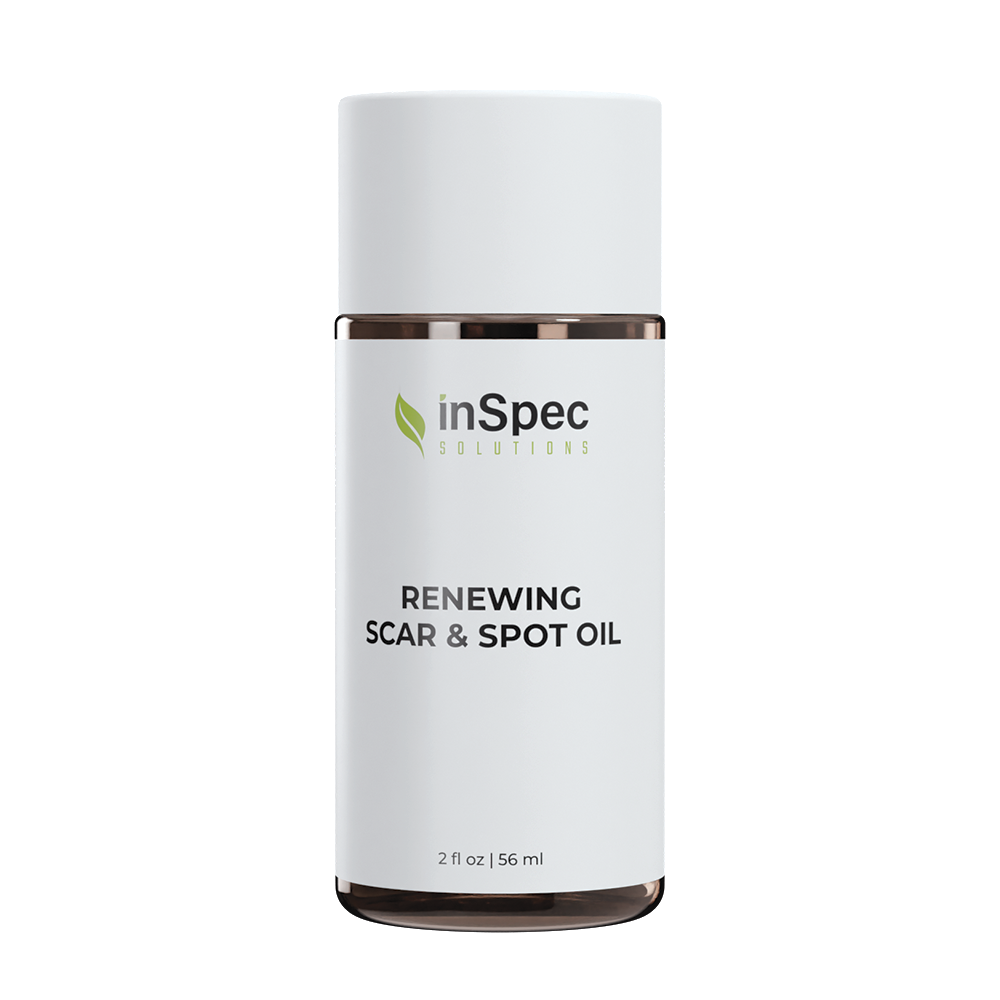Renewing Scar & Spot Oil illustrative concept packaging